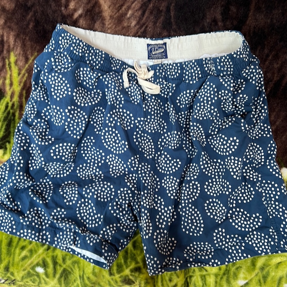 J. Crew Man’s swim trunks/shorts.Purchased at the J. Crew store in Greenwich, CT